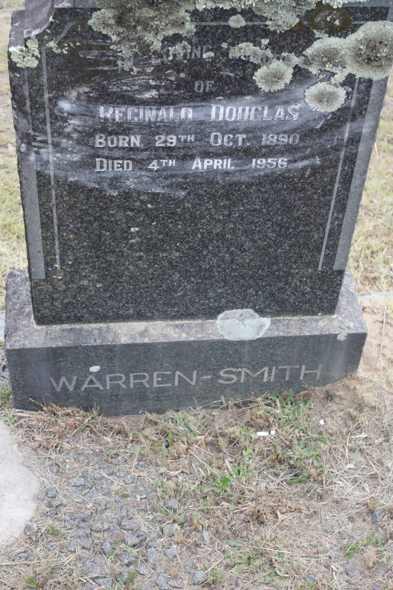 SMITH Reginald Douglas, Warren 1890-1956