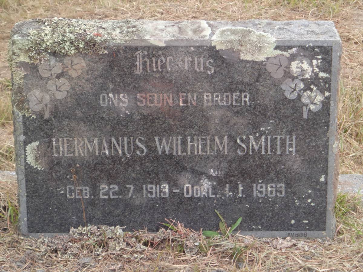 SMITH Hermanus Wilhelm 1913-1963