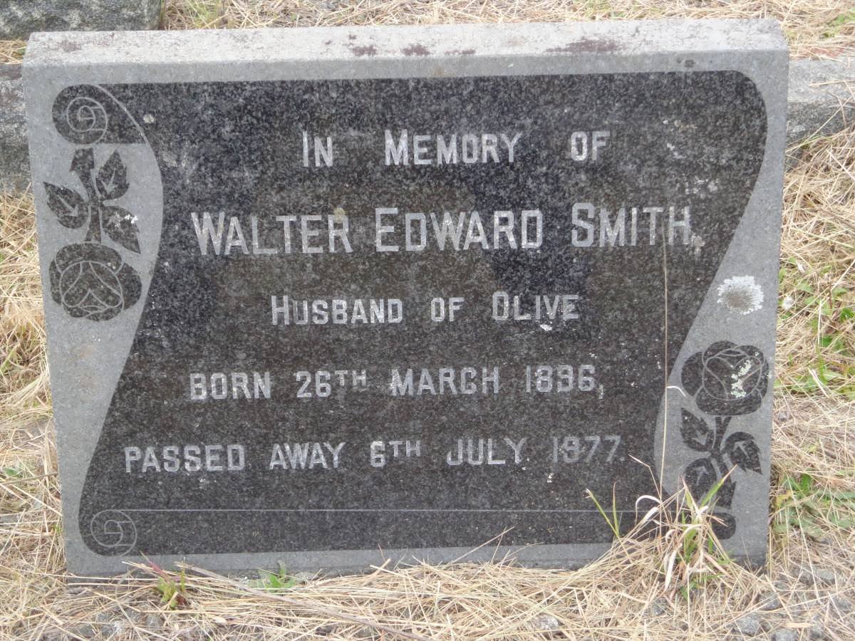SMITH Walter Edward 1896-1977