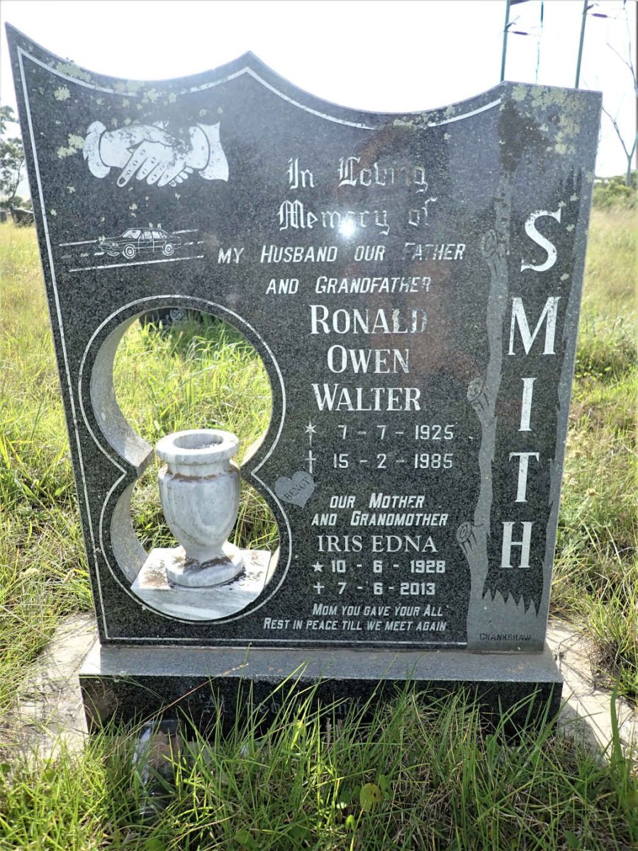 SMITH Ronald Owen Walter 1925-1985 &amp; Iris Edna 1928-2013