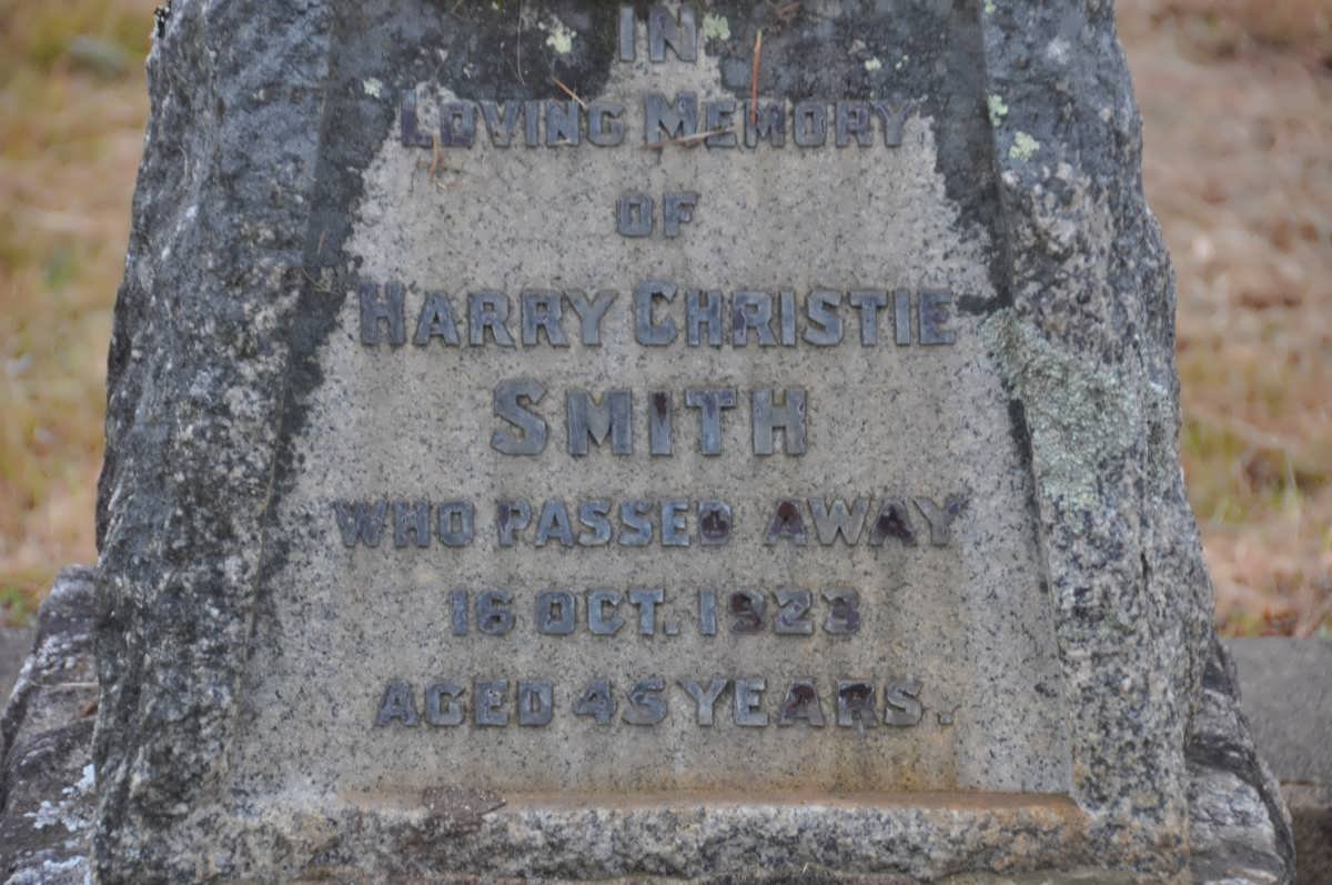 SMITH Harry Christie -1923