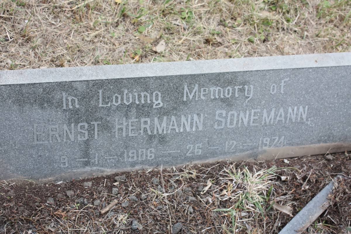 SONEMANN Ernst Hermann 1906-1974