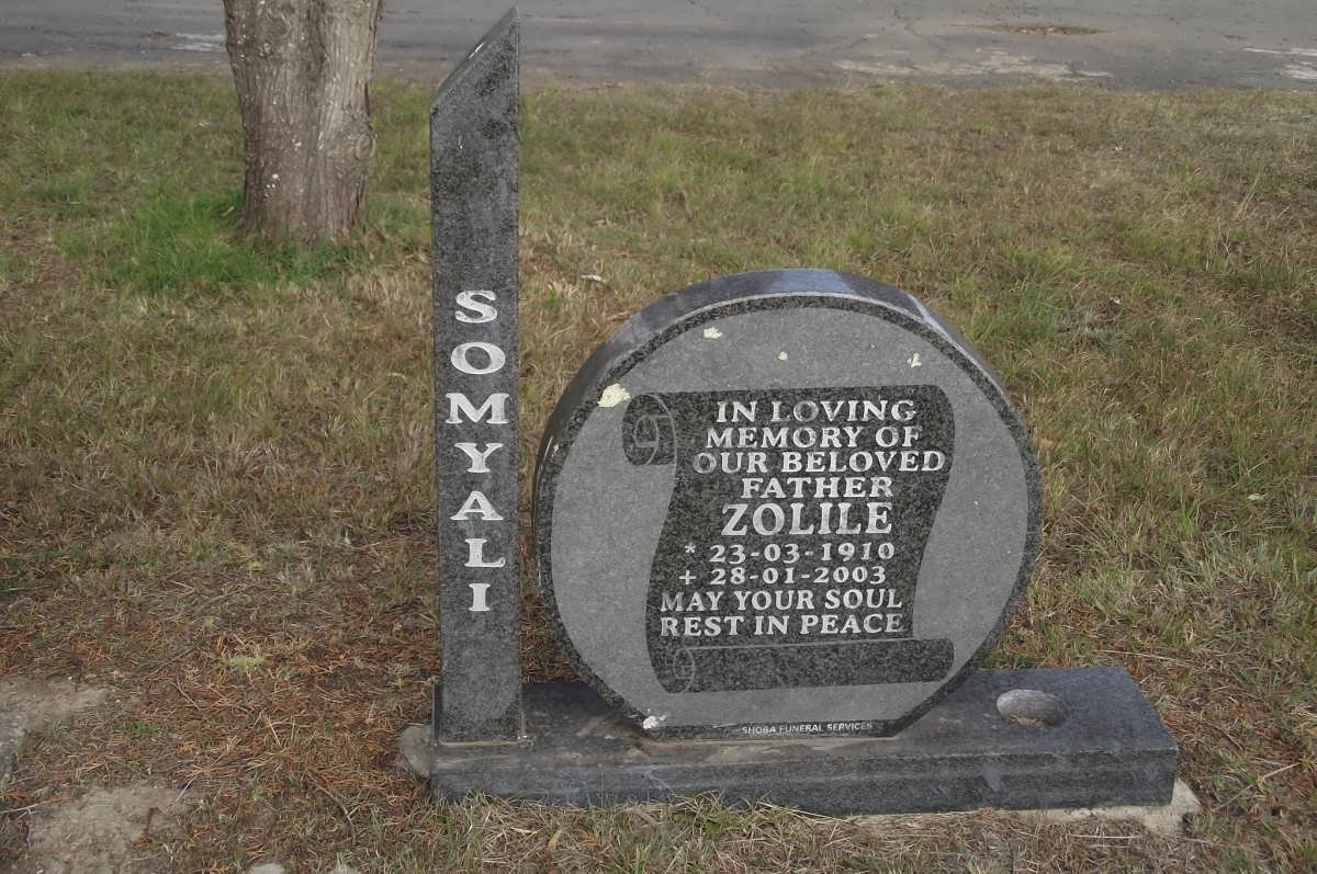 SOMYALI Zolile 1910-2003
