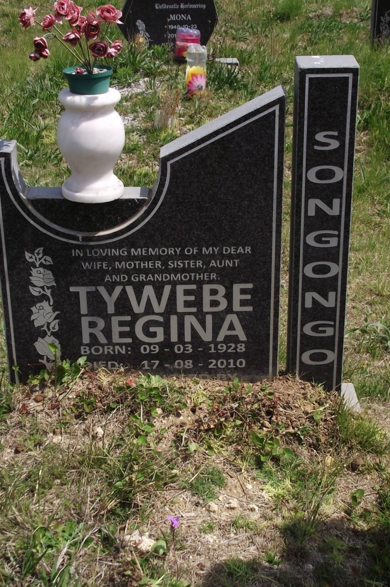 SONGONGO Tywebe Regina 1928-2010