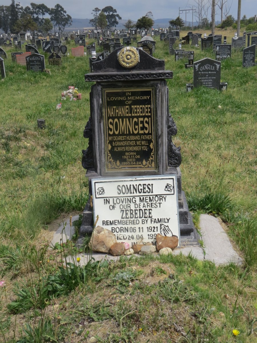 SOMNGESI Nathanial Zebedee 1921-199?