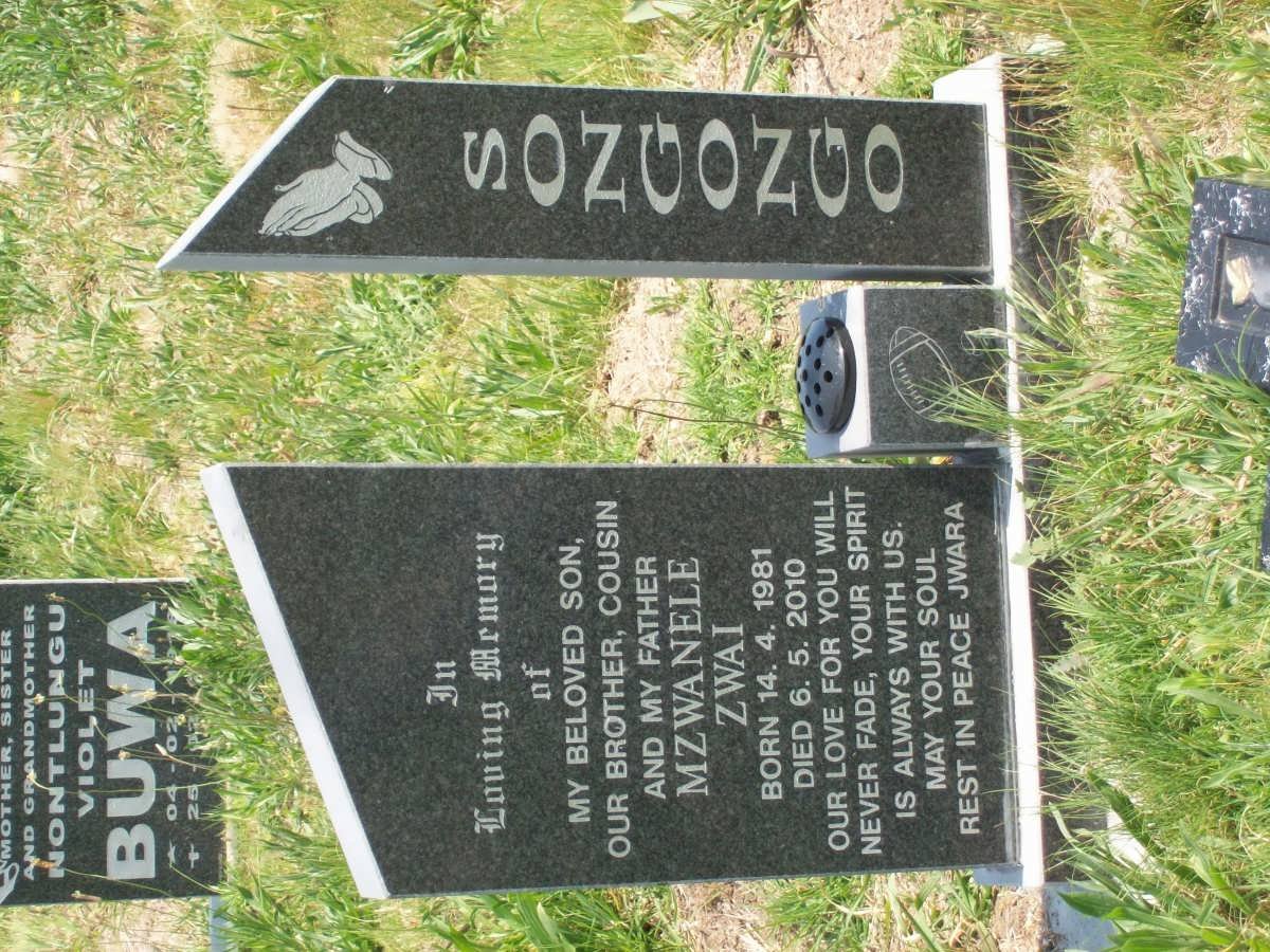 SONGONGO Mzwanele Zwai 1981-2010