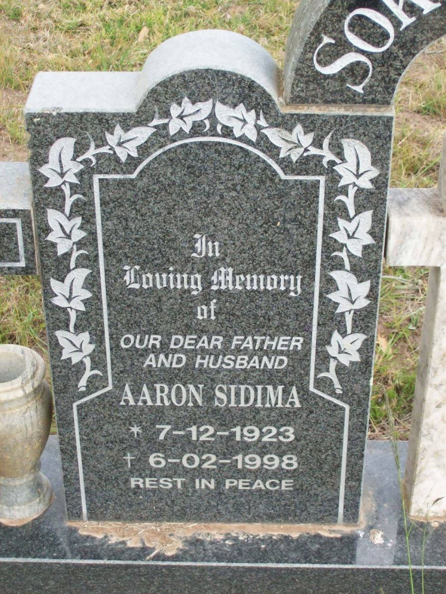 SOKUYEKA Aaron Sidima 1923-1998