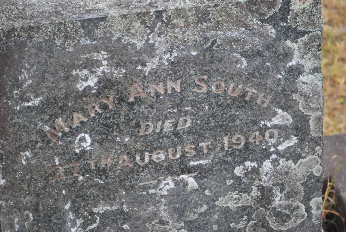 SOUTH Mary Ann -1940