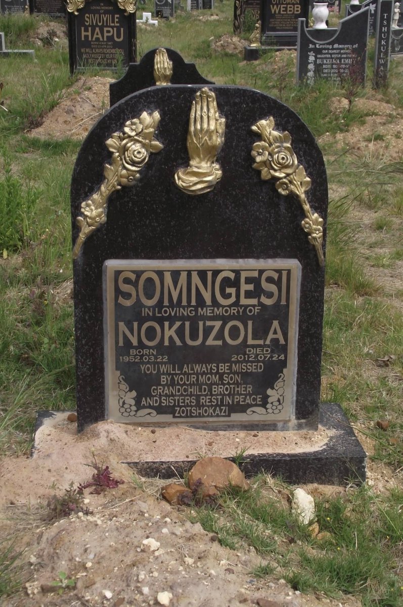 SOMNGESI Nokuzola 1952-2012