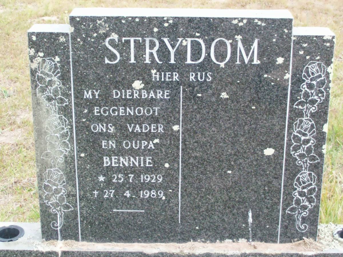 STRYDOM Bennie 1929-1989