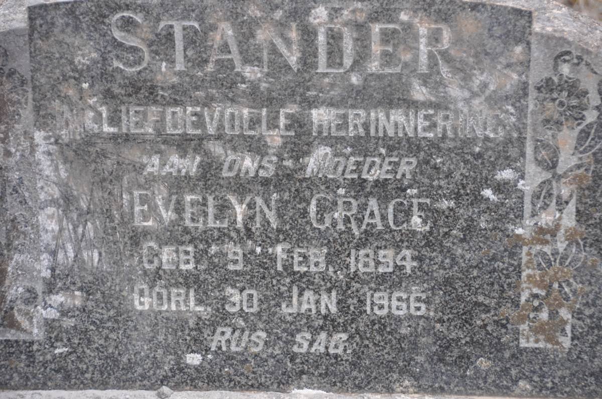 STANDER Evelyn Grace 1894-1966