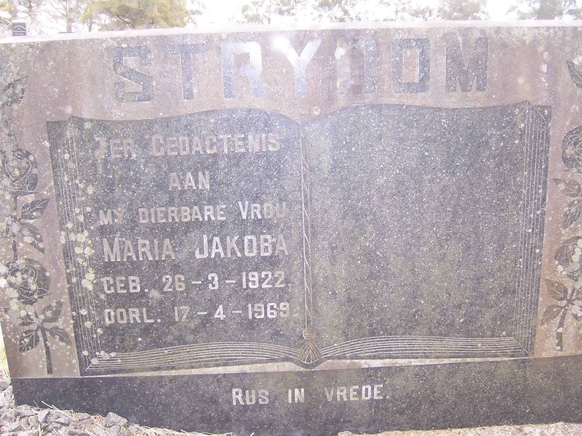 STRYDOM Maria Jakoba 1922-1969