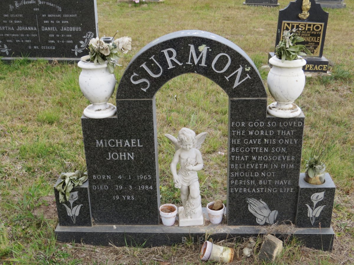 SURMON Michael John 1965-1984