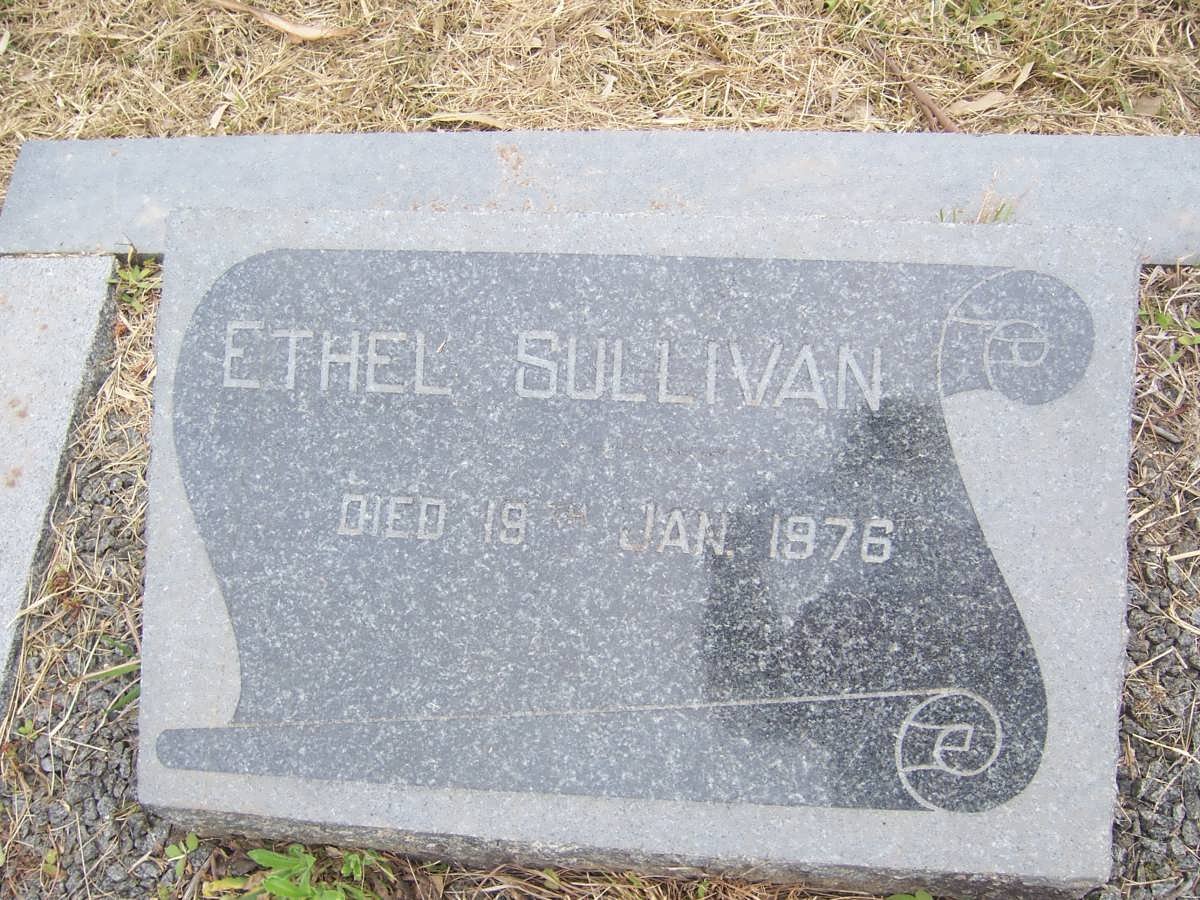 SULLIVAN Ethel -1976