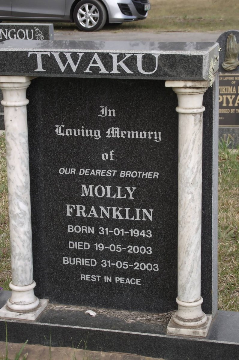 TWAKU Molly Franklin 1943-2003