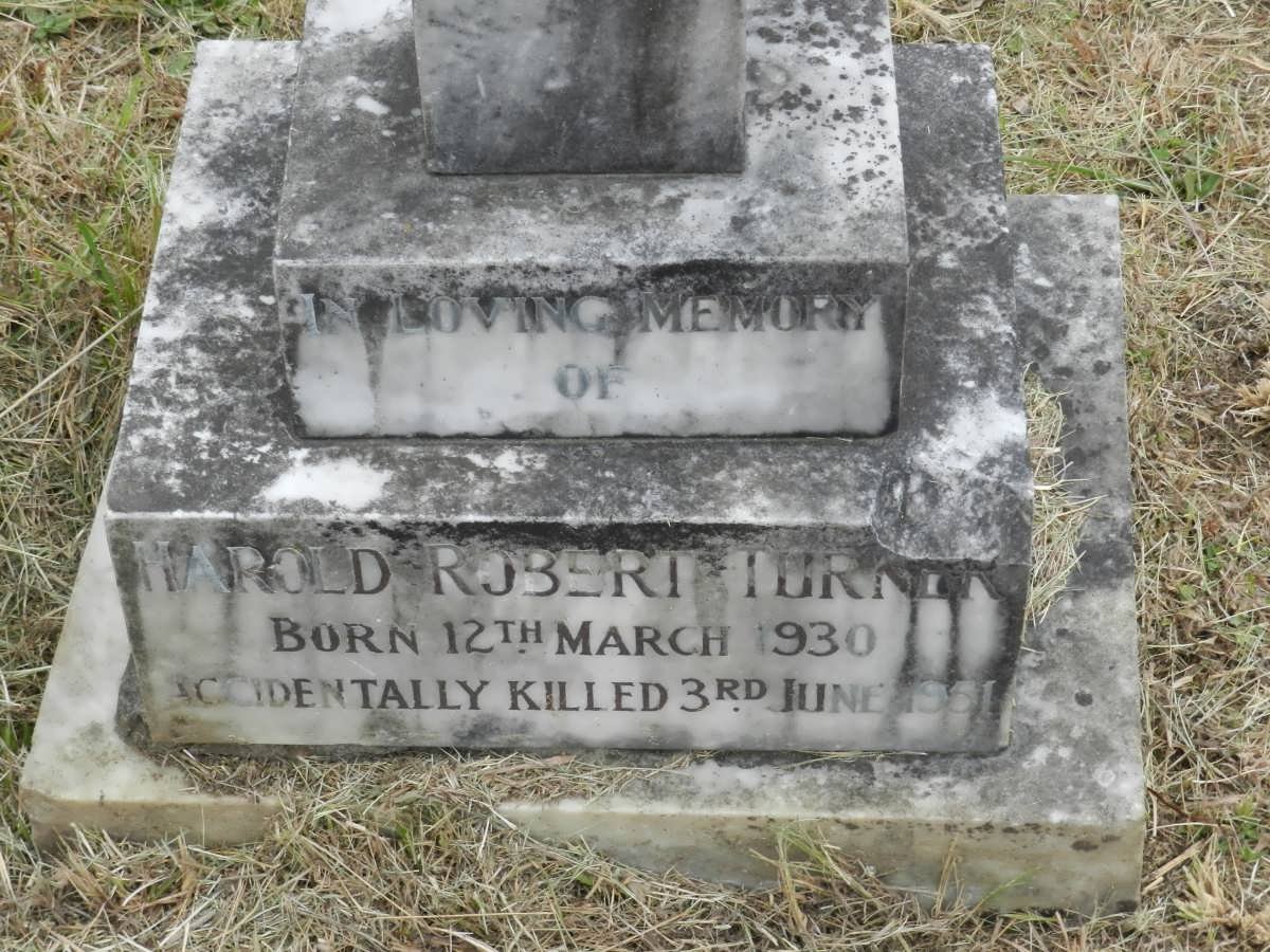 TURNER Harold Robert 1930-1951