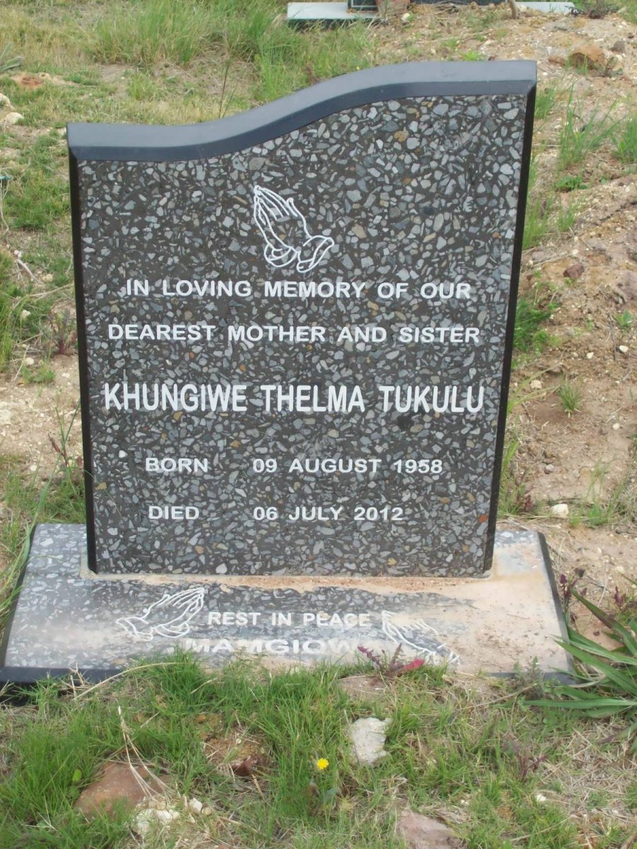 TUKULU Khungiwe Thelma 1958-2012