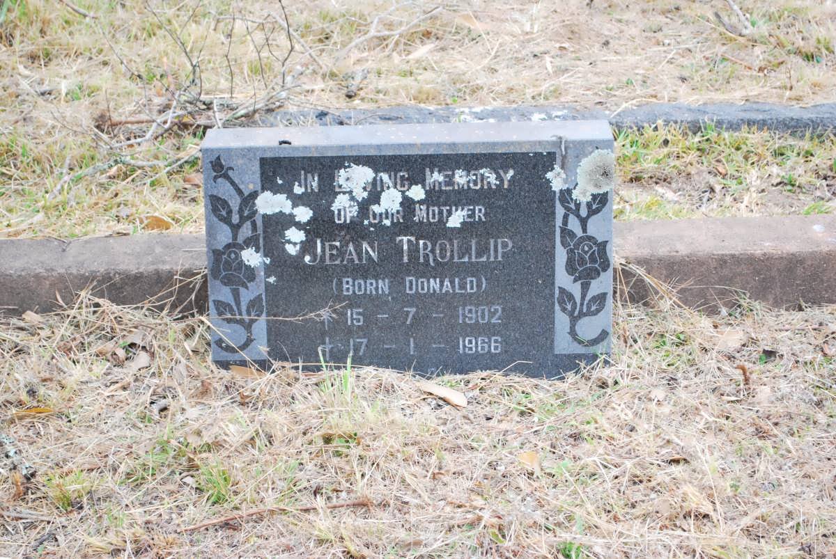 TROLLIP Jean nee DONALD 1902-1966