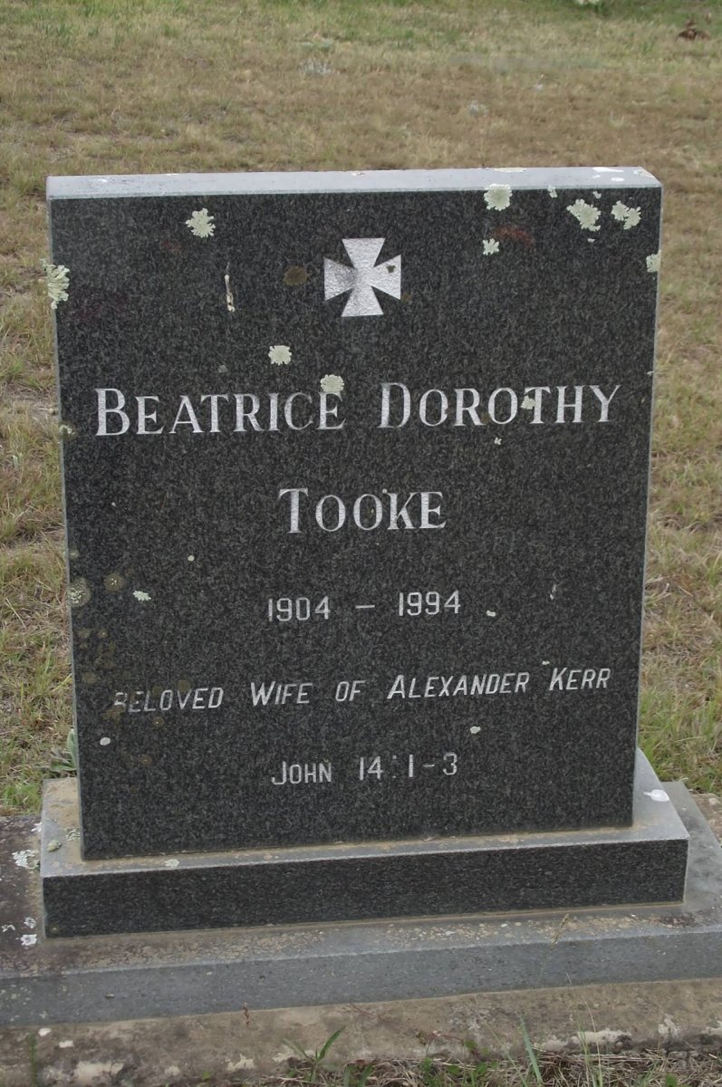 TOOKE Beatrice Dorothy 1904-1994