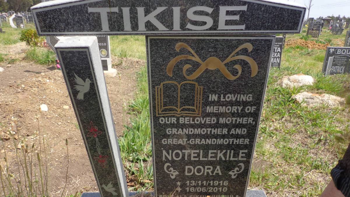 TIKISE Notelekile Dora 1916-2010