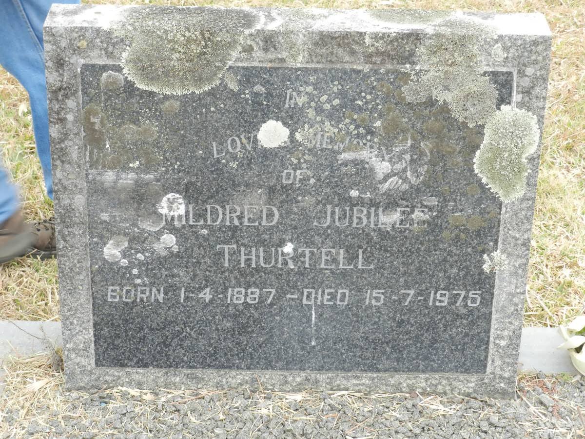 THURTELL Mildred Jubilee 1887-1975