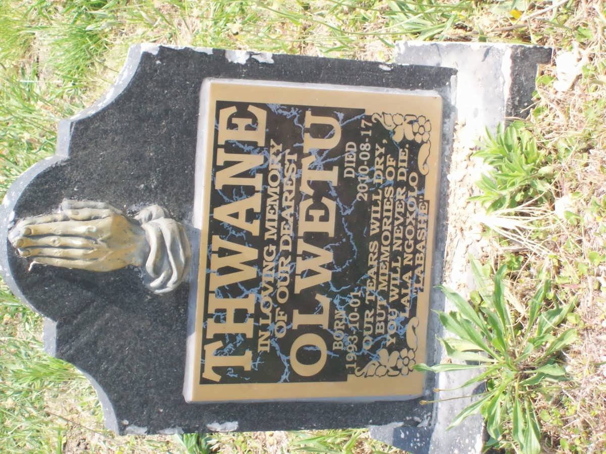 THWANE Olwetu 1993-2010