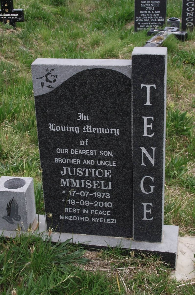 TENGE Justice Mmiseli 1973-2010