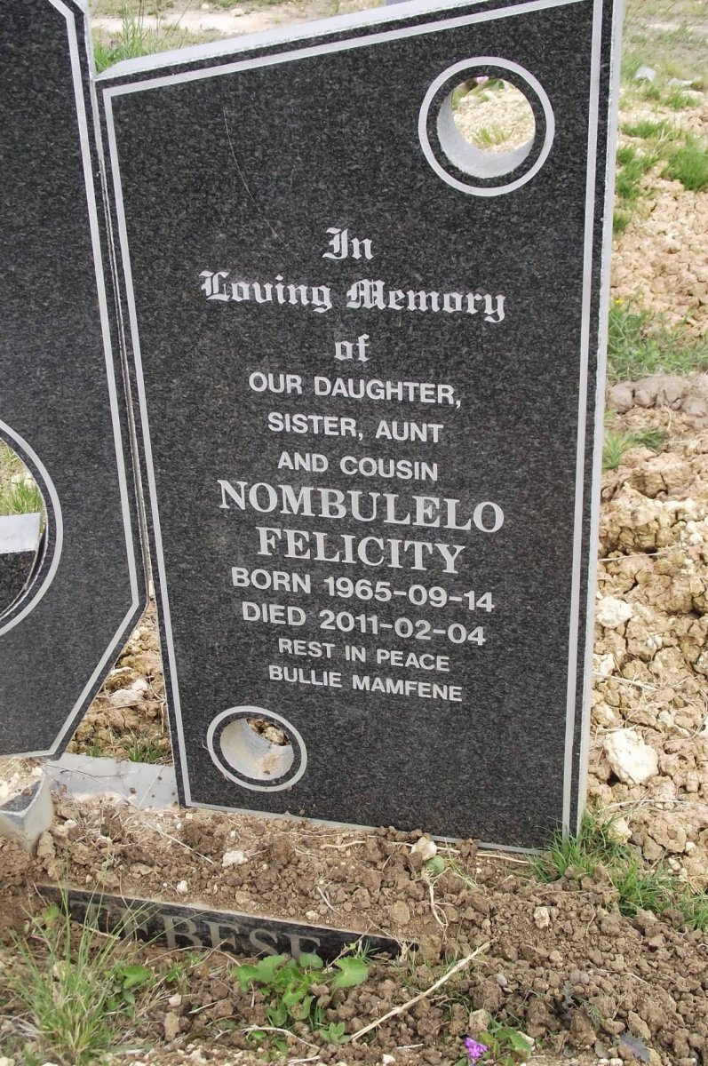 TEBESE Nombulelo Felicity 1965-2011