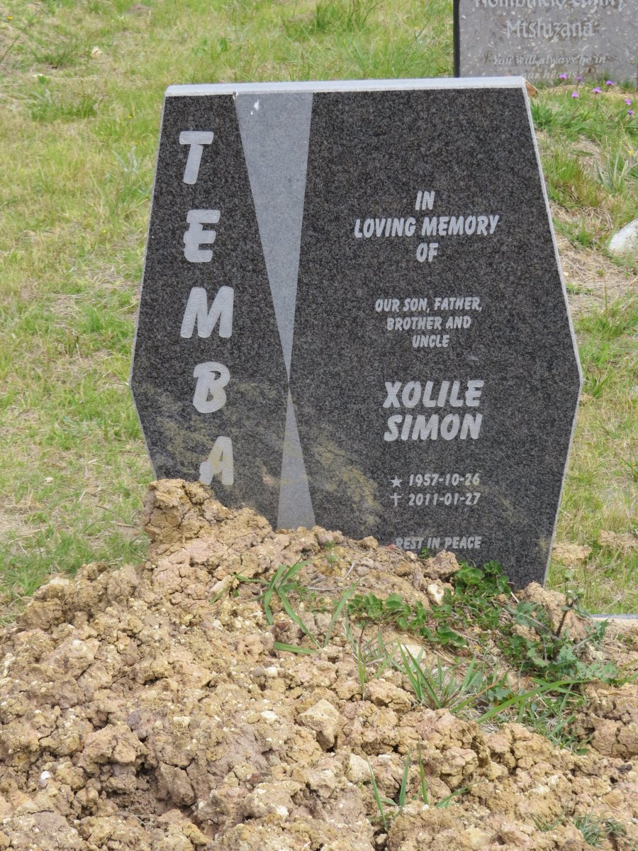 TEMBA Xolile Simon 1957-2011
