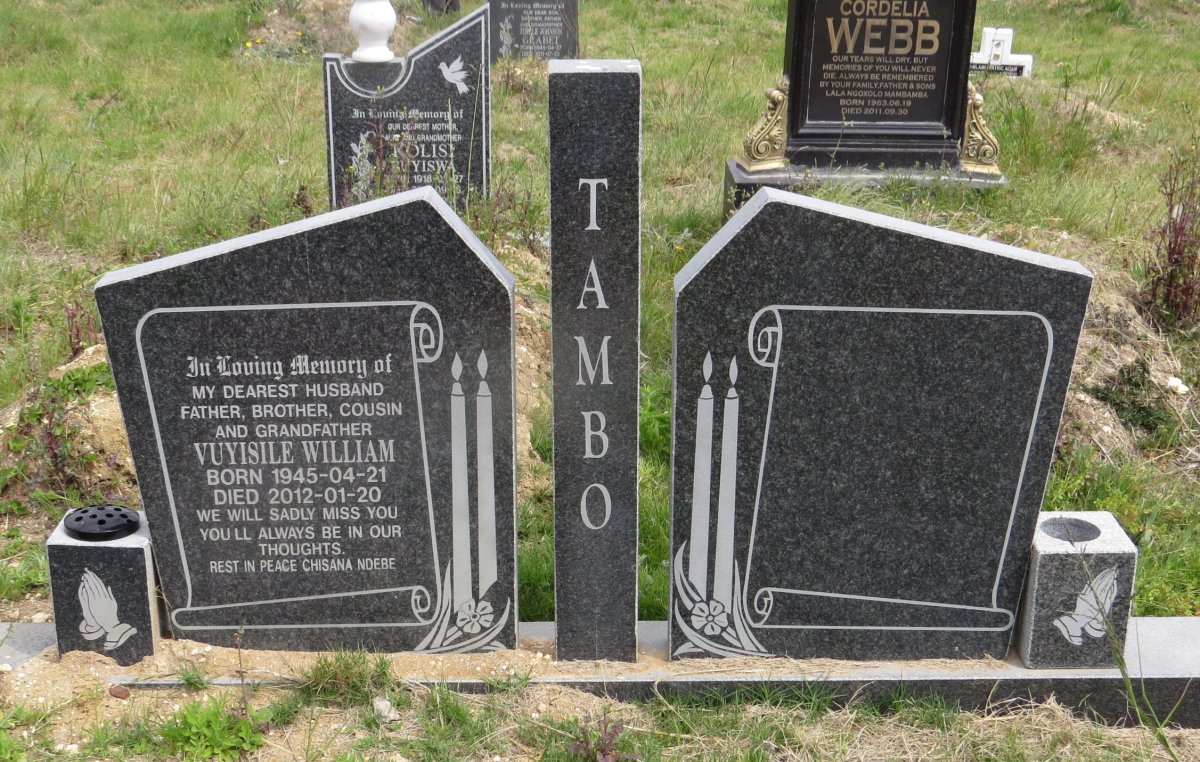 TAMBO Vuyisile William 1945-2012