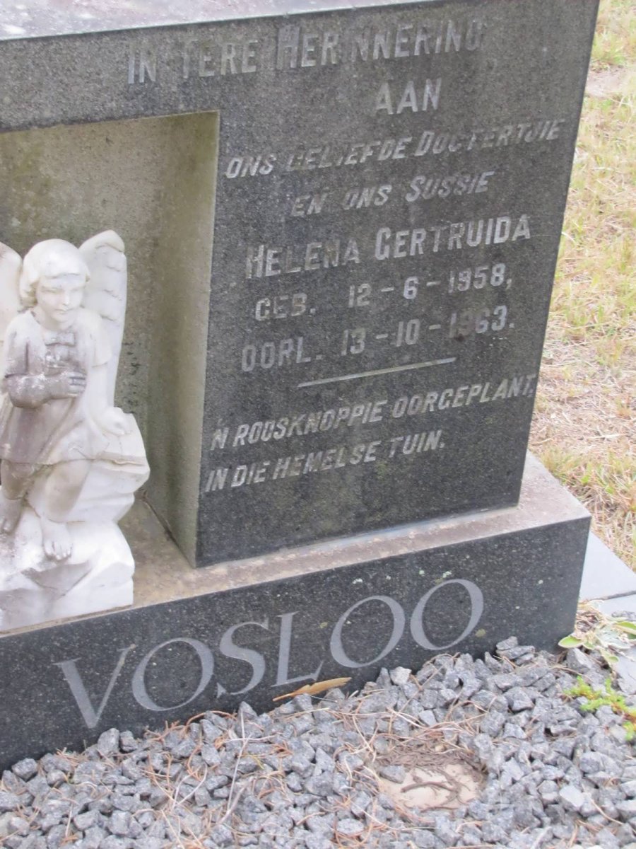 VOSLOO Helena Gertruida 1958-1963