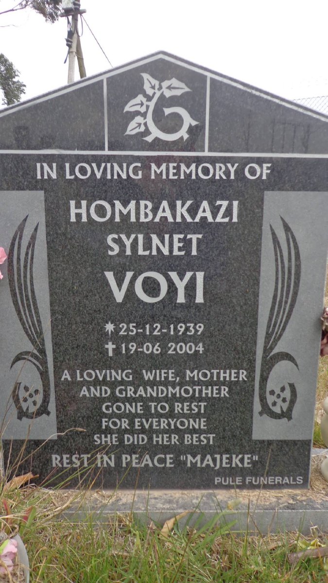 VOYI Hombakazi Sylnet 1939-2004