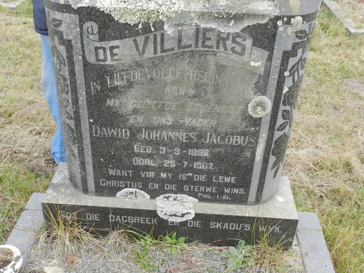 VILLIERS Dawid Johannes Jacobus, de 1896-1967