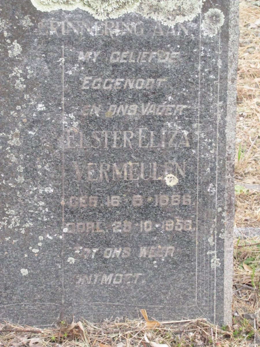 VERMEULEN Elster Eliza 1886-1958