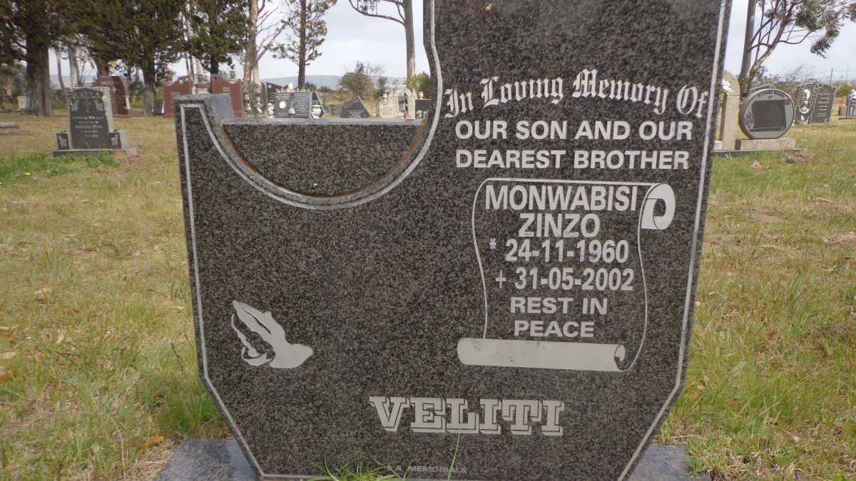VELITI Monwabisi Zinzo 1960-2002