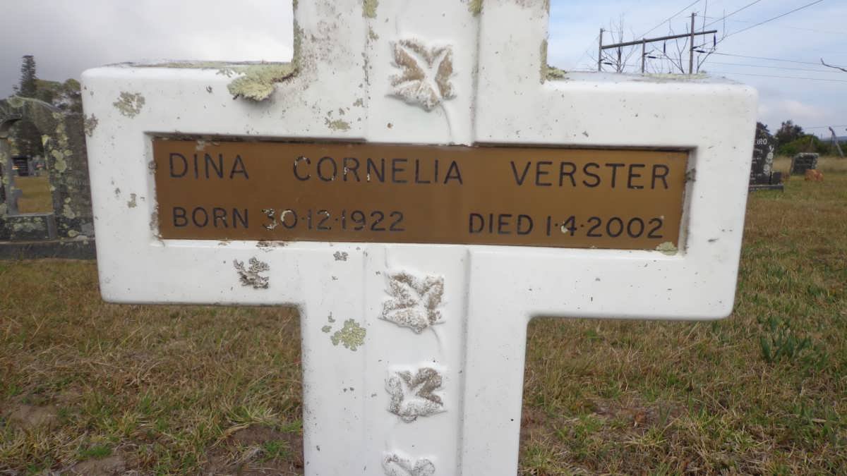 VERSTER Dina Cornelia 1922-2002