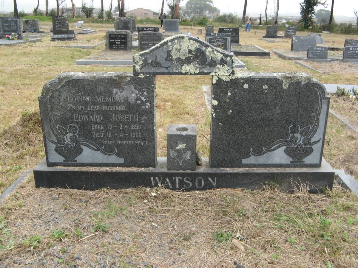 WATSON Edward Joseph 1899-1966