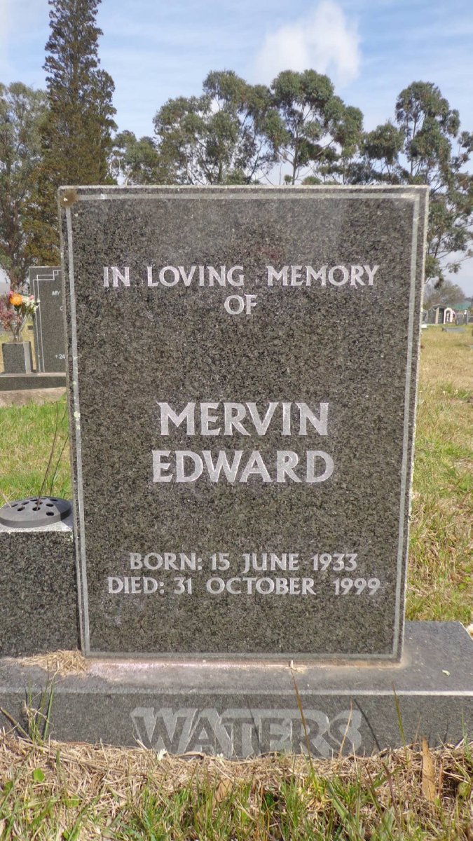 WATERS Mervin Edward 1933-1999