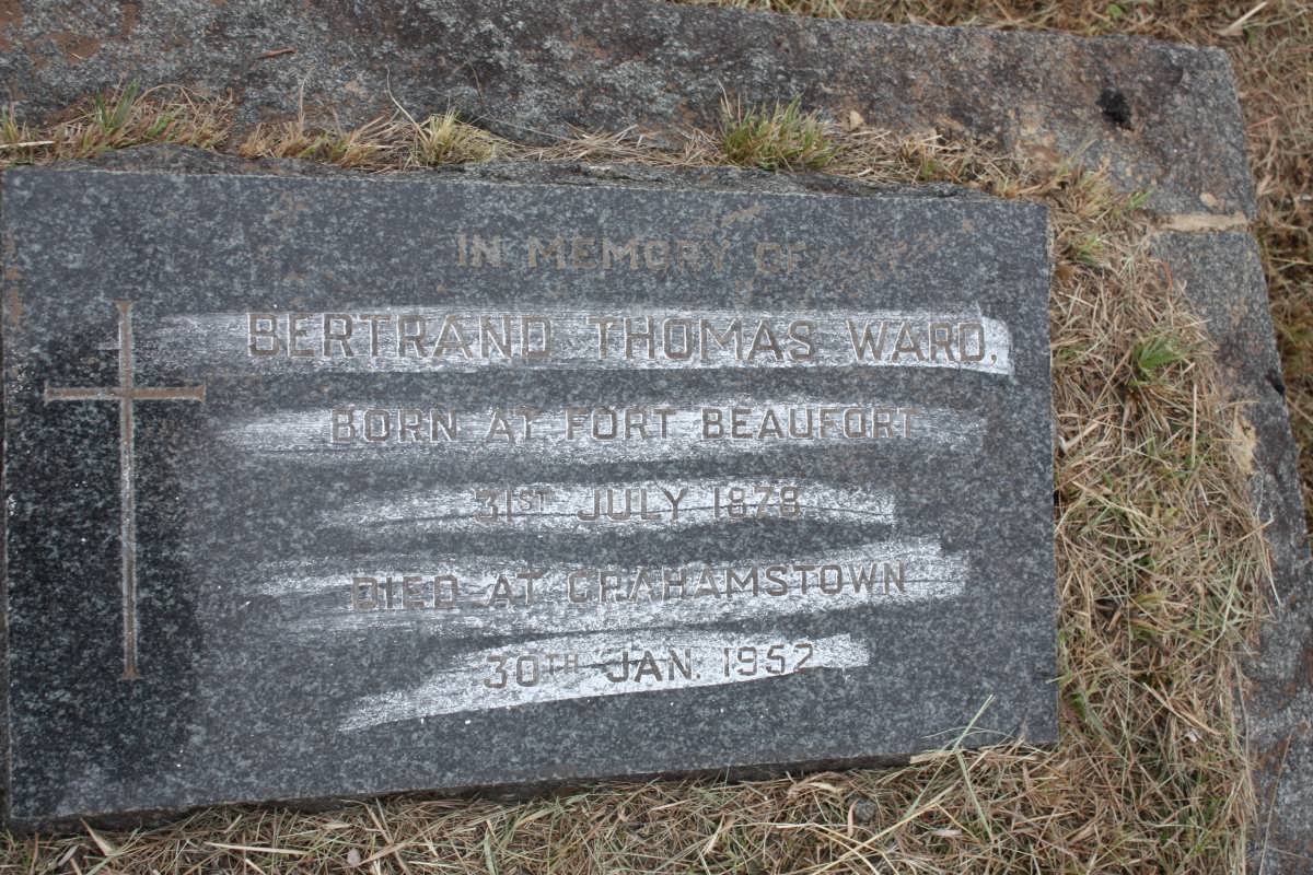WARD Bertrand Thomas 1878-1952