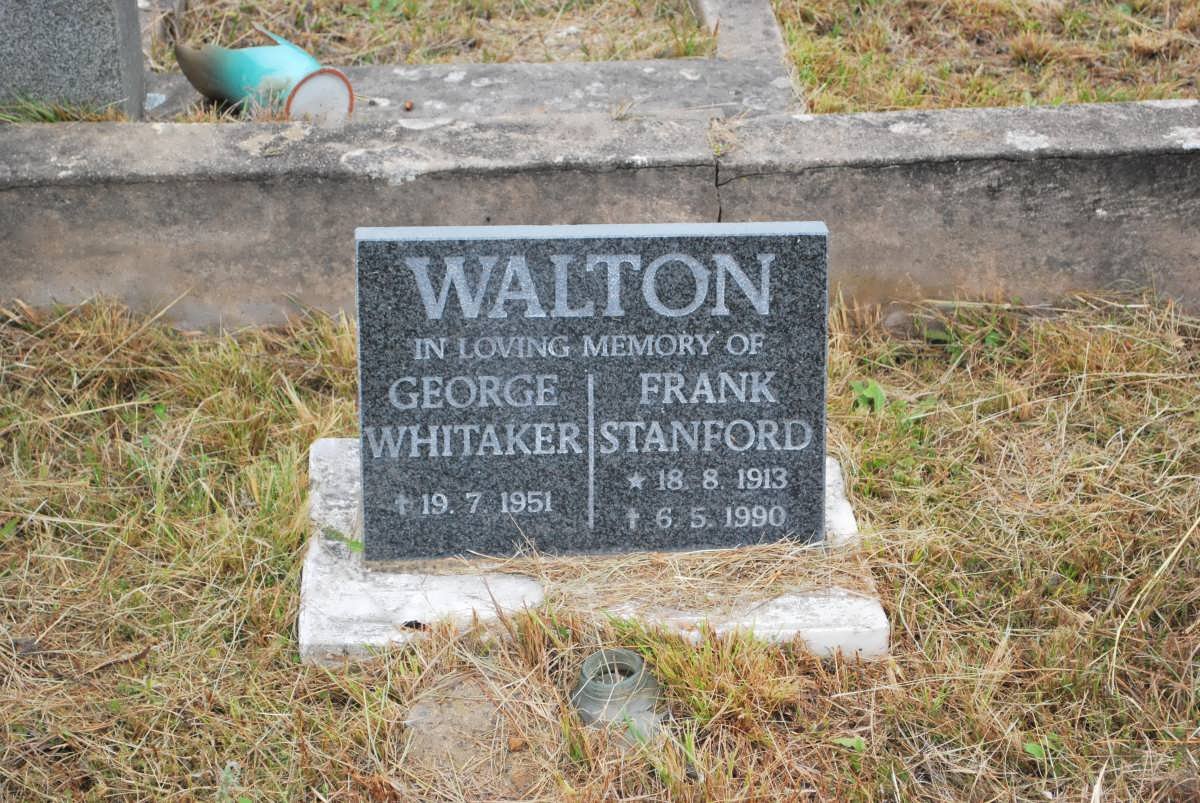 WALTON George Whitaker -1951 :: WALTON Frank Stanford 1913-1990