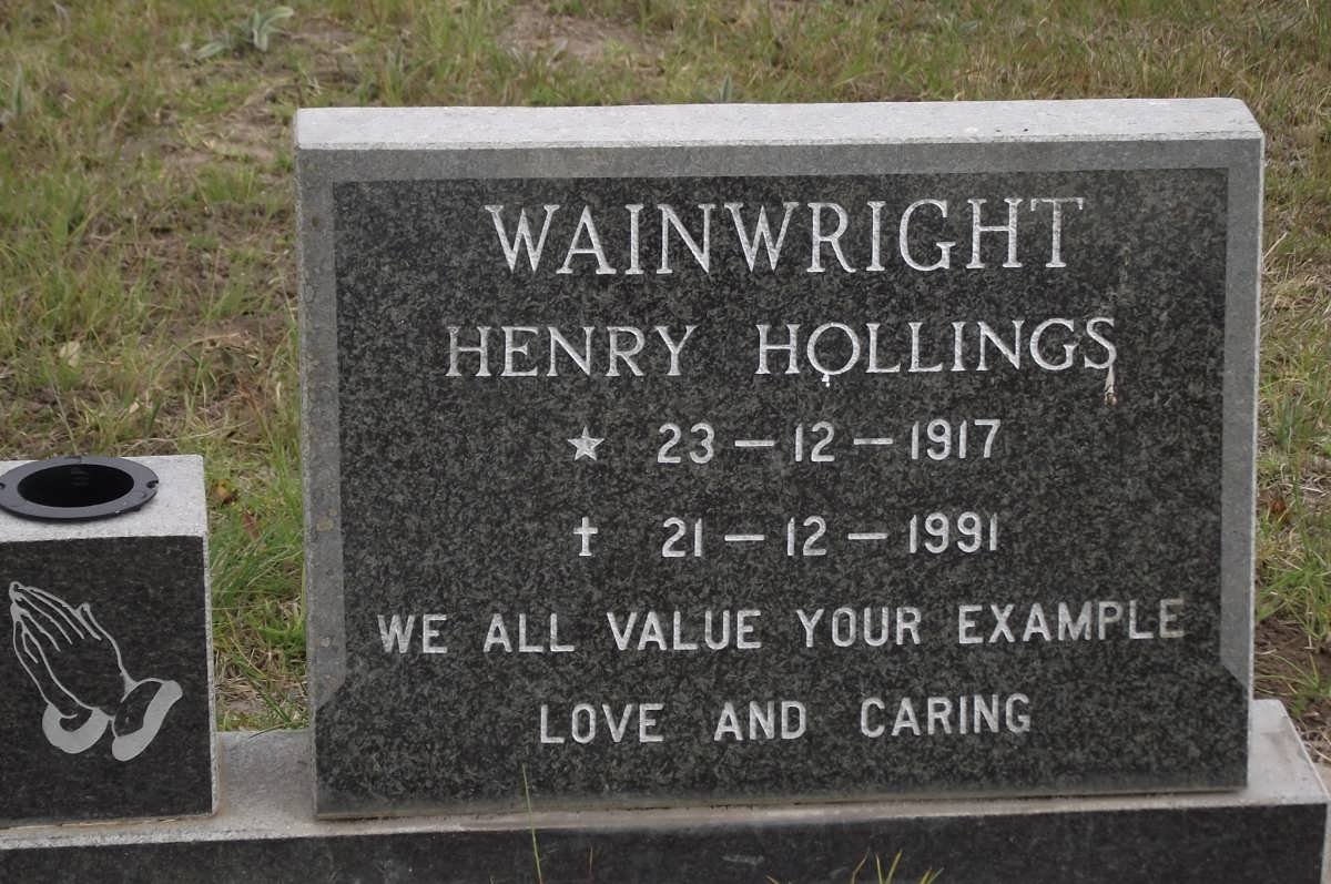 WAINWRIGHT Henry Hollings 1917-1991