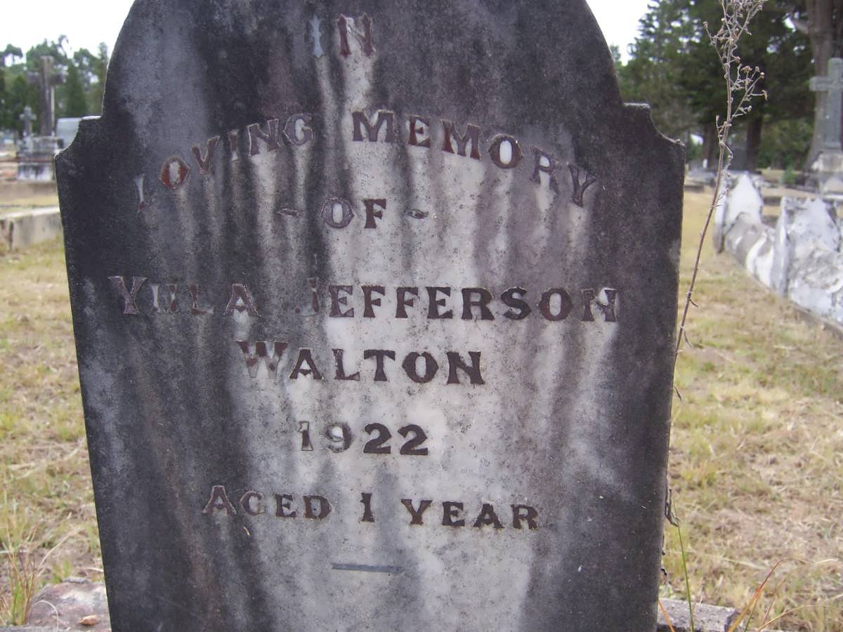 WALTON Yula Jefferson -1922 