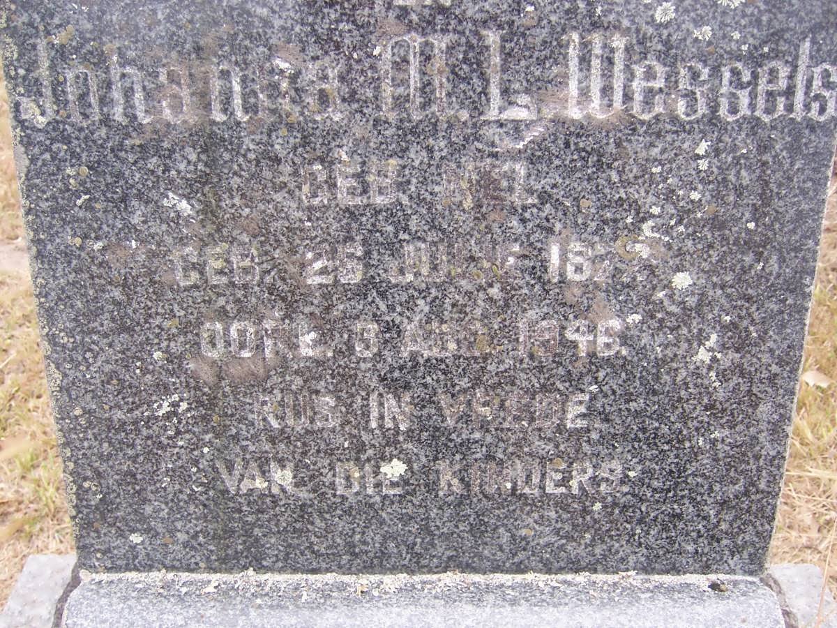 WESSELS Johanna M.L. 1877-1946