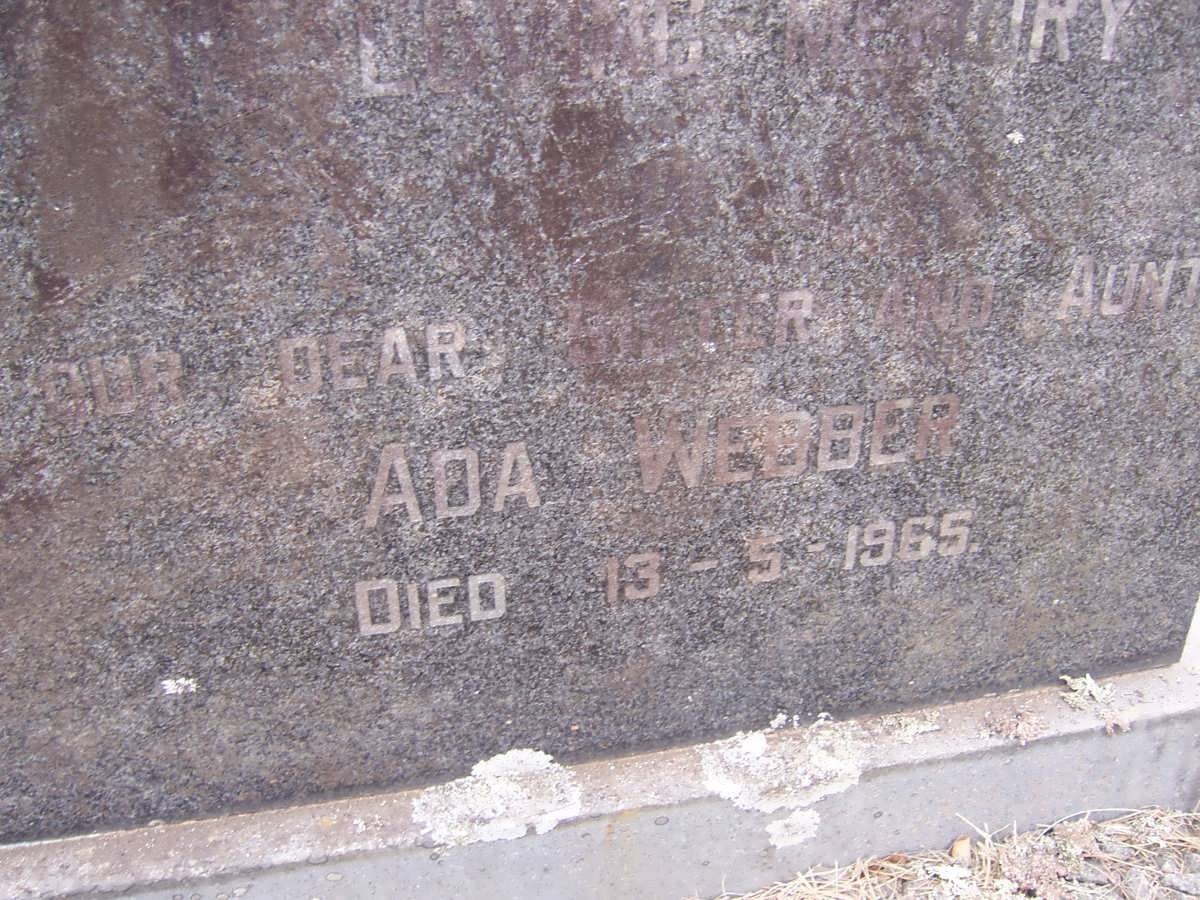 WEBBER Ada -1965