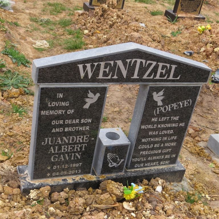 WENTZEL Juandre-Albert Gavin 1997-2013