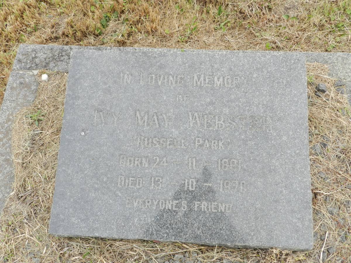 WEBSTER Ivy May 1881-1970