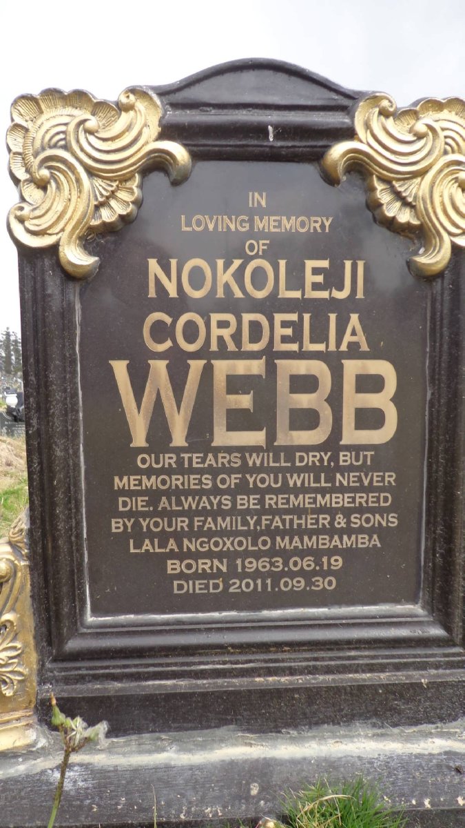 WEBB Nokoleji Cordelia 1963-2011