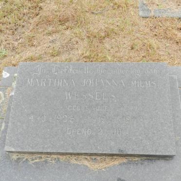 WESSELS Marthina Johanna nee NAUDE 1925-19??