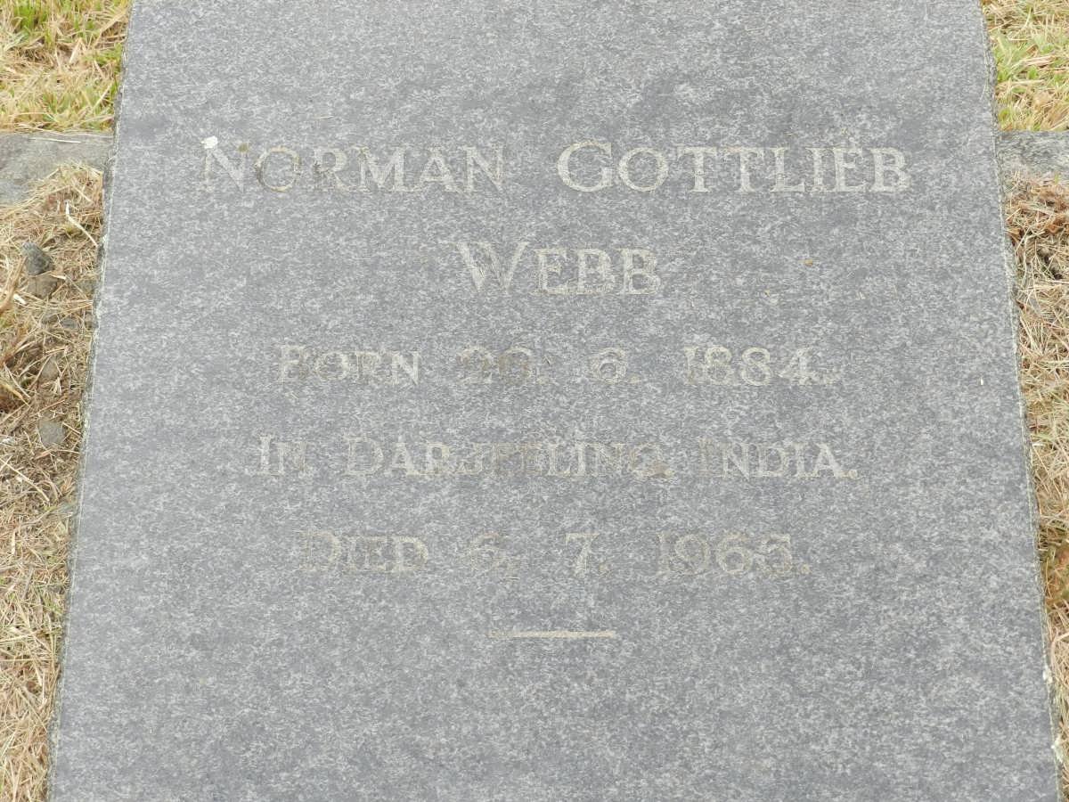 WEBB Norman Gottlieb 1884-1965