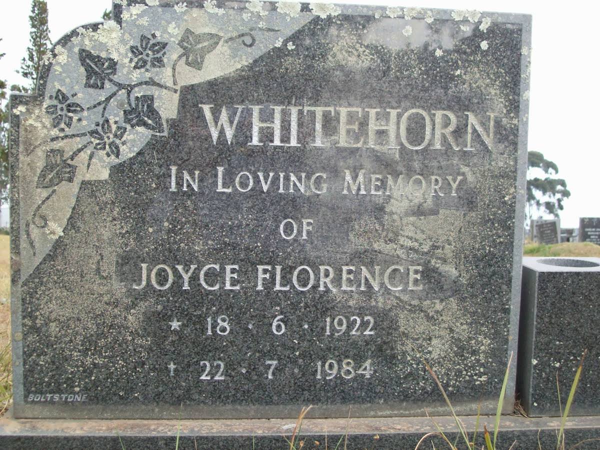 WHITEHORN Joyce Florence 1922-1984